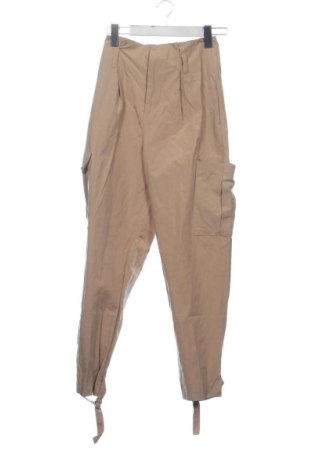 Pantaloni de femei Zara, Mărime XS, Culoare Bej, Preț 73,49 Lei, #137893379