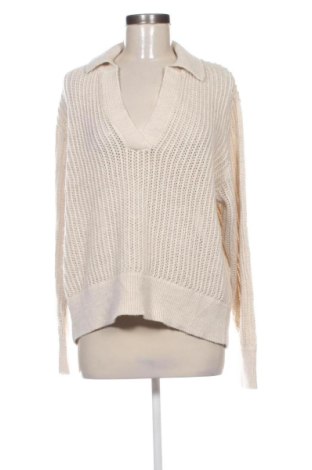 Pulover de femei Zara, Mărime XL, Culoare Ecru, Preț 99,99 Lei, #137876619