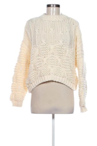 Pulover de femei Zara, Mărime S, Culoare Ecru, Preț 99,99 Lei, #137887761