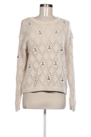 Damski sweter Unbranded, Rozmiar L, Kolor ecru, Cena 63,50 zł, #137898752