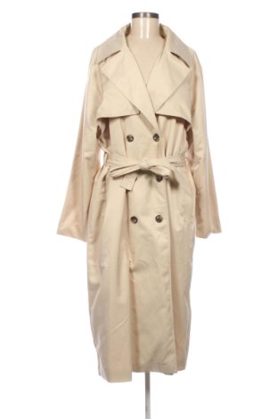 Trench de femei Sinsay, Mărime XXL, Culoare Bej, Preț 182,26 Lei, #137871128