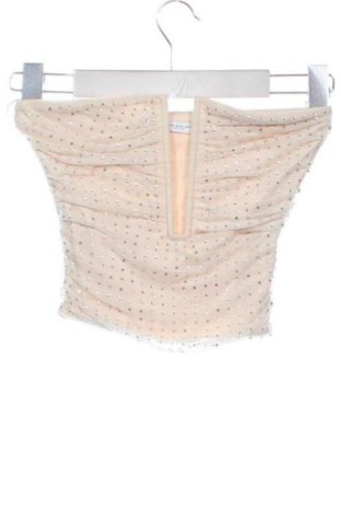 Top de femei Bershka, Mărime XS, Culoare Bej, Preț 78,74 Lei, #137741157