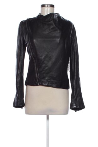 Geacă de piele pentru femei Mdk, Mărime M, Culoare Negru, Preț 419,66 Lei, #137884403