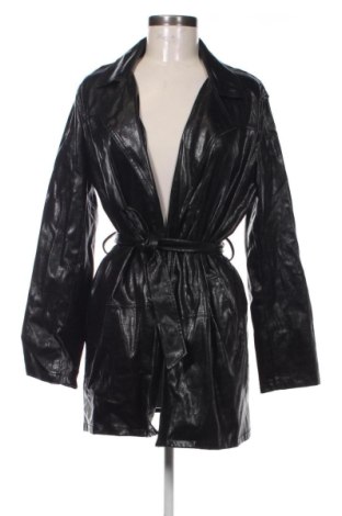 Női bőrdzseki Bershka, Méret M, Szín Fekete, Ár 13 029 Ft, #137884470