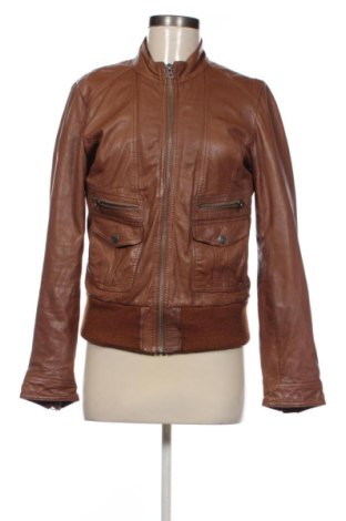 Geacă de piele pentru femei Tom Tailor, Mărime L, Culoare Maro, Preț 405,99 Lei, #137890473
