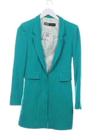 Palton de femei Zara, Mărime XS, Culoare Verde, Preț 146,97 Lei, #137855612