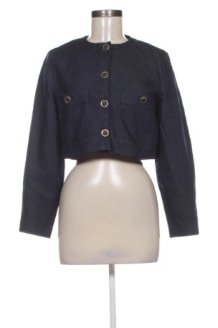 Geacă de femei Zara, Mărime S, Culoare Albastru, Preț 106,99 Lei, #137856220