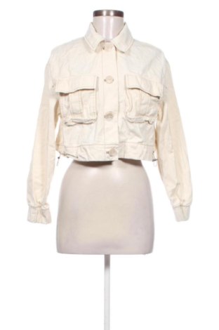 Dámska bunda  Bershka, Veľkosť S, Farba Kremová, Cena  25,00 €, #137863835