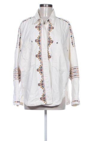 Geacă de femei Zara, Mărime XL, Culoare Ecru, Preț 152,99 Lei, #137875143