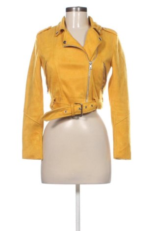 Geacă de femei Bershka, Mărime XS, Culoare Galben, Preț 104,99 Lei, #137881379