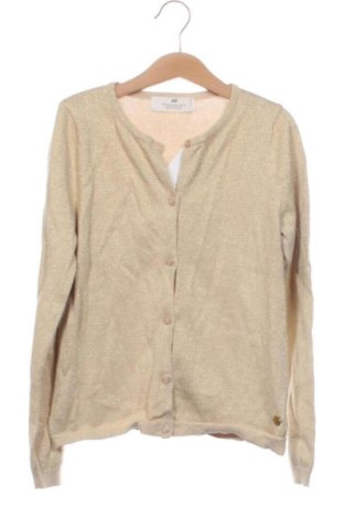 Pulover cu nasturi pentru copii H&M, Mărime 8-9y/ 134-140 cm, Culoare Auriu, Preț 31,49 Lei, #137874987