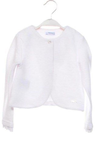 Pulover cu nasturi pentru copii Mayoral, Mărime 3-4y/ 104-110 cm, Culoare Alb, Preț 99,36 Lei, #137886889