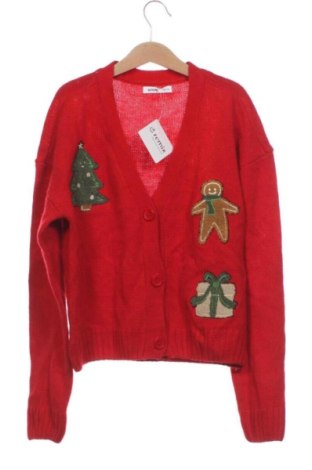 Kinder Strickjacke Sinsay, Größe 11-12y/ 152-158 cm, Farbe Rot, Preis € 8,61, #137893668