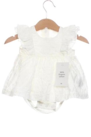 Kinderkleid H&M, Größe 0-1m/ 50 cm, Farbe Weiß, Preis € 19,00, #137892340