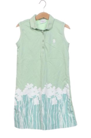 Детска рокля U.S. Polo Assn., Размер 6-7y/ 122-128 см, Цвят Зелен, Цена 21,00 €, #137881280