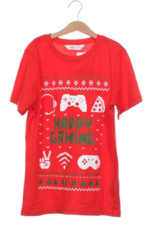 Tricou pentru copii H&M, Mărime 10-11y/ 146-152 cm, Culoare Roșu, Preț 26,25 Lei, #137865901