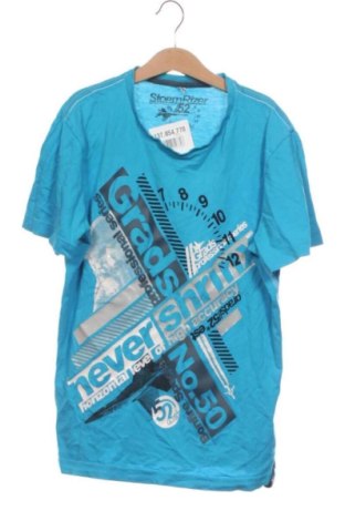 Kinder T-Shirt Here+There, Größe 12-13y/ 158-164 cm, Farbe Blau, Preis 5,00 €, #137854770