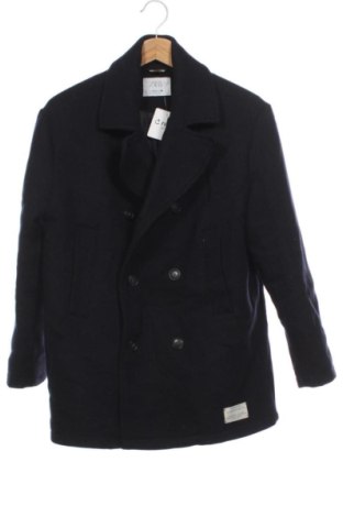 Palton pentru copii Zara, Mărime 12-13y/ 158-164 cm, Culoare Albastru, Preț 102,99 Lei, #137875999