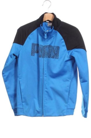 Bluză de trening, pentru copii PUMA, Mărime 7-8y/ 128-134 cm, Culoare Albastru, Preț 91,00 Lei, #137868098