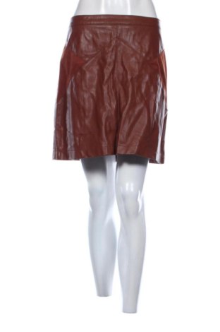 Fustă de piele Naf Naf, Mărime XL, Culoare Maro, Preț 42,99 Lei, #137842560