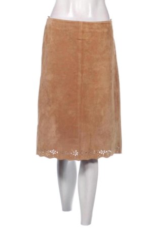 Kožená sukňa  Select, Veľkosť M, Farba Béžová, Cena  38,60 €, #137861638