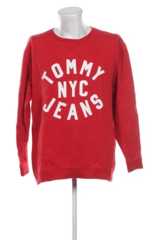 Męska bluzka Tommy Jeans, Rozmiar XXL, Kolor Czerwony, Cena 172,99 zł, #137881269