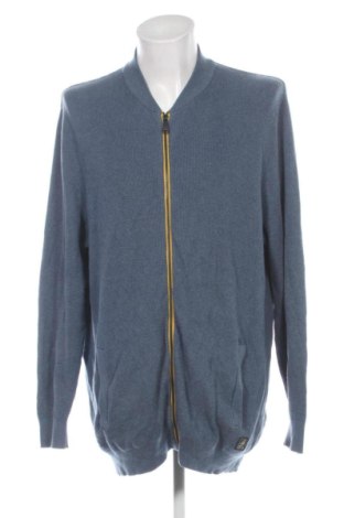 Jachetă tricotată de bărbați Casa Moda, Mărime 5XL, Culoare Albastru, Preț 104,99 Lei, #137857219