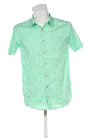 Cămașă de bărbați Pull&Bear, Mărime M, Culoare Verde, Preț 78,74 Lei, #137834456