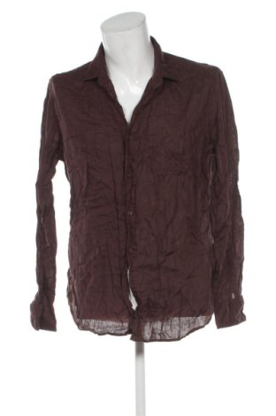 Ανδρικό πουκάμισο Massimo Dutti, Μέγεθος XL, Χρώμα Καφέ, Τιμή 33,99 €, #137841250