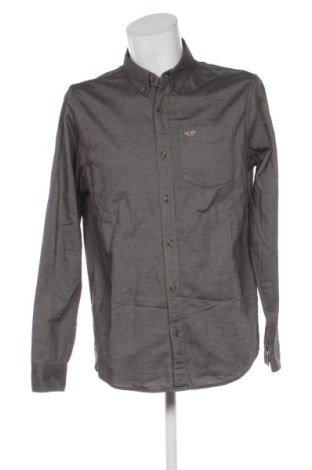 Cămașă de bărbați Hollister, Mărime L, Culoare Gri, Preț 89,23 Lei, #137847173