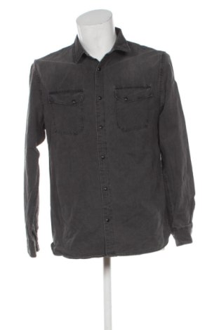 Мъжка риза Zara, Размер L, Цвят Сив, Цена 17,00 €, #137849497