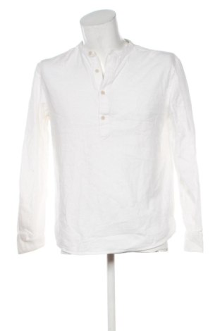 Мъжка риза Zara, Размер M, Цвят Бял, Цена 20,45 €, #137850011