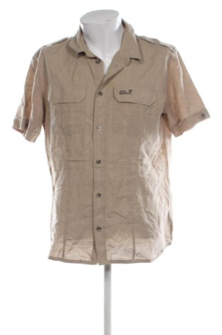 Męska koszula Jack Wolfskin, Rozmiar XL, Kolor Beżowy, Cena 110,99 zł, #137850414