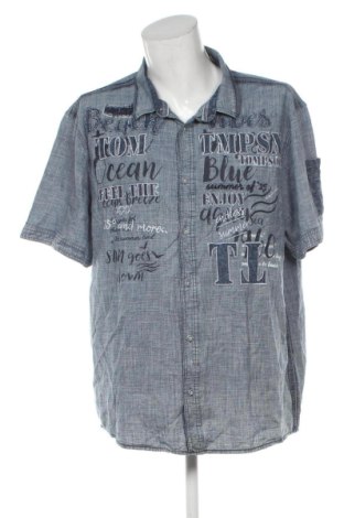 Męska koszula Tom Tompson, Rozmiar 4XL, Kolor Niebieski, Cena 56,99 zł, #137865343