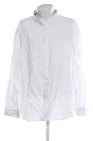 Herrenhemd Oxford, Größe 5XL, Farbe Weiß, Preis 8,99 €, #137865404