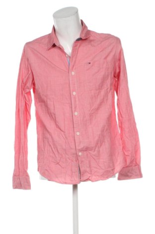 Мъжка риза Hilfiger Denim, Размер L, Цвят Розов, Цена 35,27 €, #137845233
