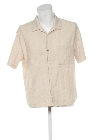 Herrenhemd Bershka, Größe M, Farbe Beige, Preis 24,00 €, #137855817
