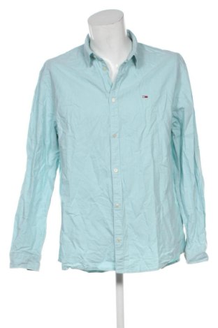 Herrenhemd Tommy Jeans, Größe XXL, Farbe Blau, Preis 32,99 €, #137867139