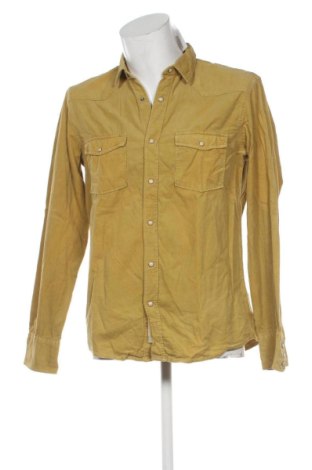Мъжка риза H&M, Размер M, Цвят Жълт, Цена 15,00 €, #137869206