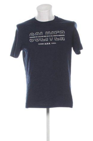 Męski T-shirt S.Oliver, Rozmiar L, Kolor Niebieski, Cena 52,99 zł, #137835132