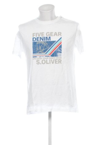 Herren Shirt S.Oliver, Größe L, Farbe Weiß, Preis 12,99 €, #137842101