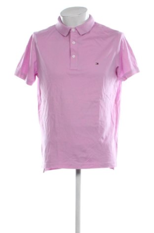 Męski T-shirt Tommy Hilfiger, Rozmiar L, Kolor Różowy, Cena 156,99 zł, #137843842