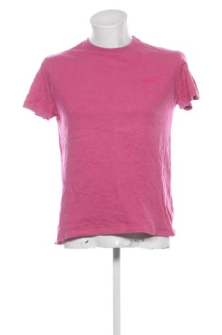 Męski T-shirt Superdry, Rozmiar M, Kolor Różowy, Cena 75,99 zł, #137844327