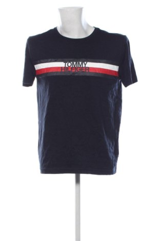 Męski T-shirt Tommy Hilfiger, Rozmiar L, Kolor Niebieski, Cena 133,99 zł, #137844896
