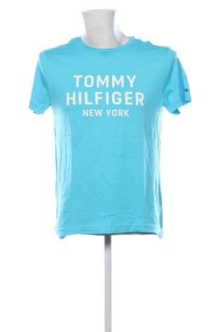 Мъжка тениска Tommy Hilfiger, Размер M, Цвят Син, Цена 27,60 €, #137848282