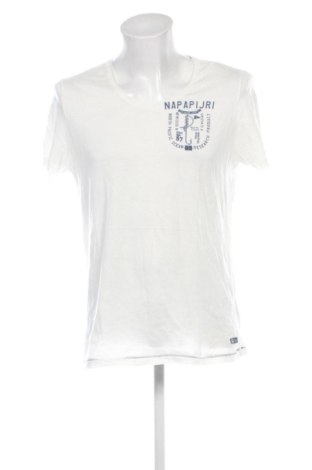 Ανδρικό t-shirt Napapijri, Μέγεθος L, Χρώμα Λευκό, Τιμή 28,99 €, #137849647
