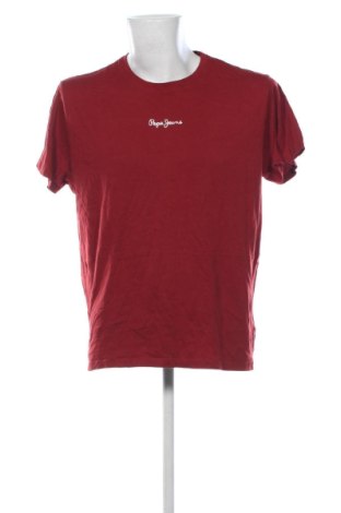 Męski T-shirt Pepe Jeans, Rozmiar XL, Kolor Czerwony, Cena 85,99 zł, #137849794
