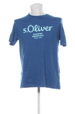 Ανδρικό t-shirt S.Oliver, Μέγεθος L, Χρώμα Μπλέ, Τιμή 12,99 €, #137850856