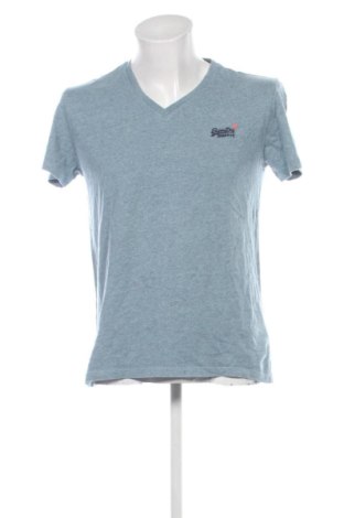 Męski T-shirt Superdry, Rozmiar M, Kolor Niebieski, Cena 74,99 zł, #137853094