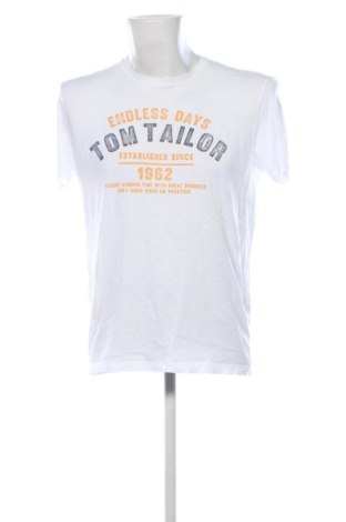 Herren T-Shirt Tom Tailor, Größe L, Farbe Weiß, Preis € 15,99, #137853300
